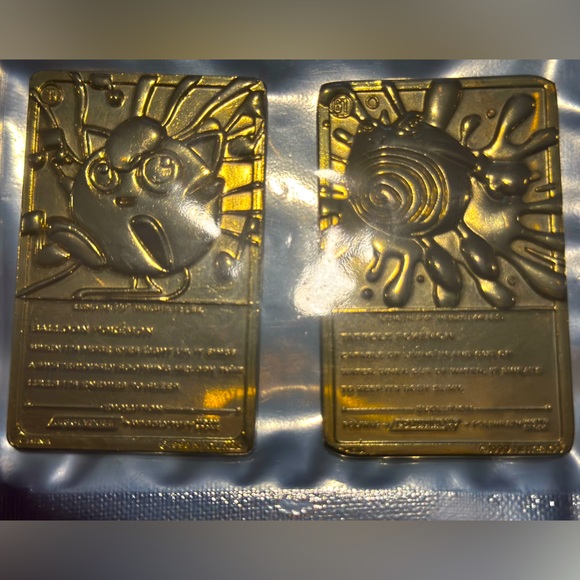 golden rare pokemon card Limited Edition 1999 Pokemon BK Jigglypuff Gold Card #39 – Dx Games & More
